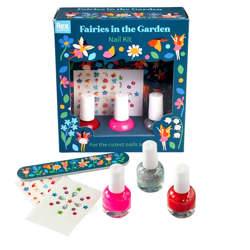 children's nail kit - fairies in the garden