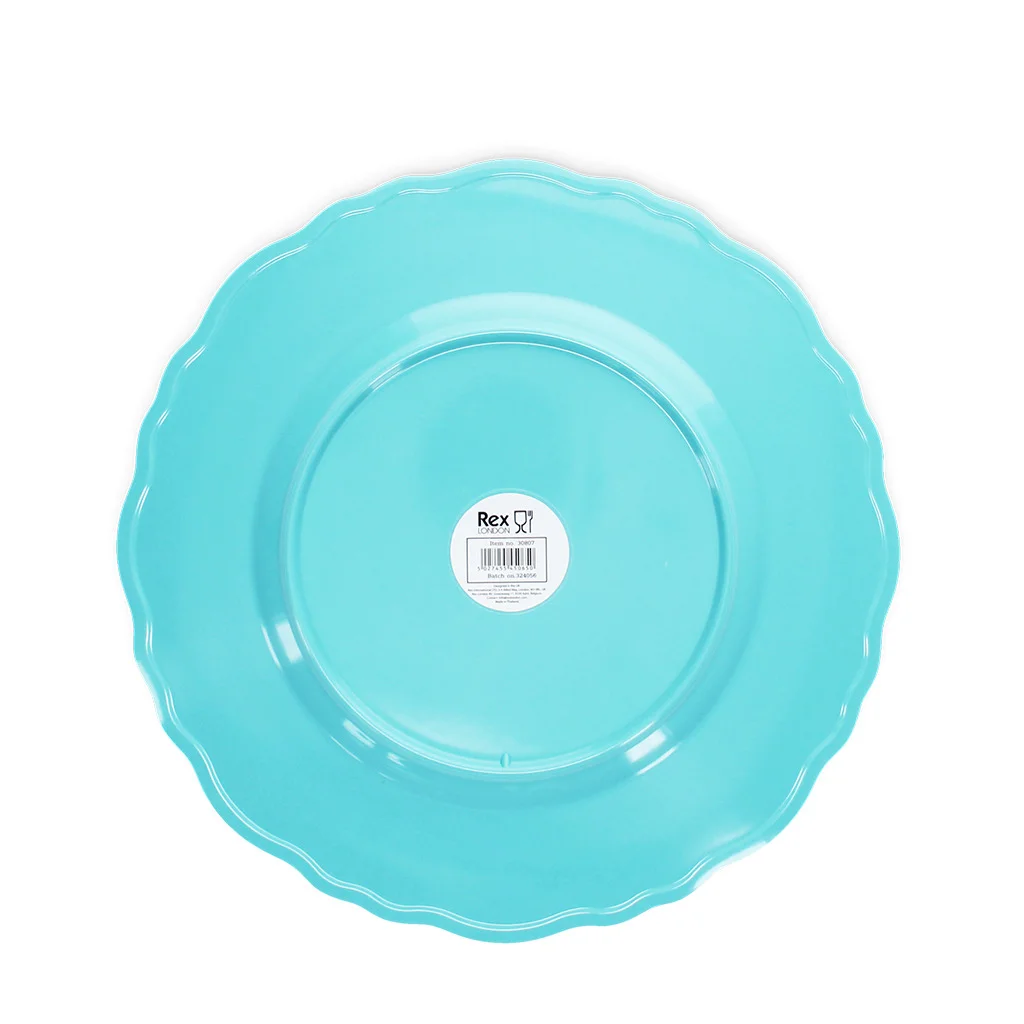 melamine plate (20cm) - pale blue