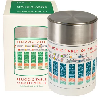 stainless steel food flask - periodic table stainless steel food flask - periodic table