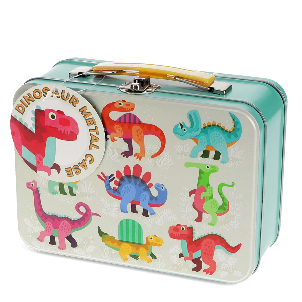 estuche de hojalata - baby dinos