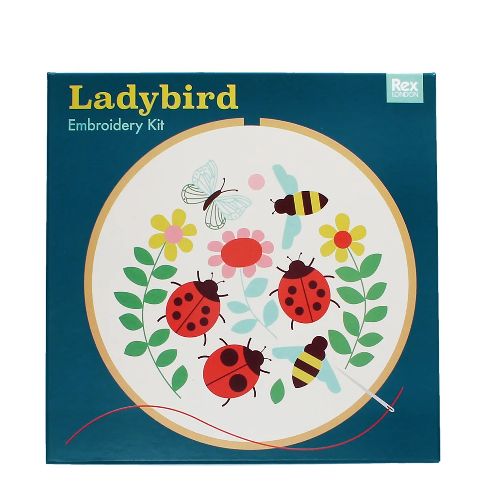 embroidery kit - ladybird