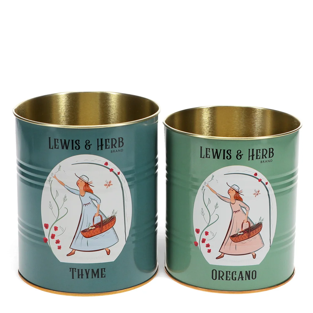 boîtes de conservation moyennes (lot de 2) - lewis and herb