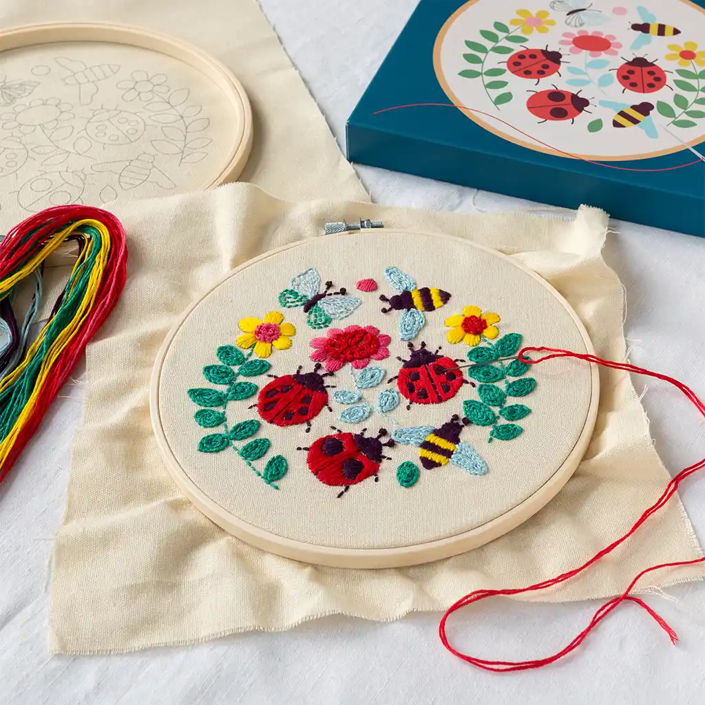 embroidery kit - ladybird