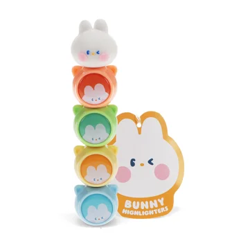 stackable highlighters set - bunny stackable highlighters set - bunny