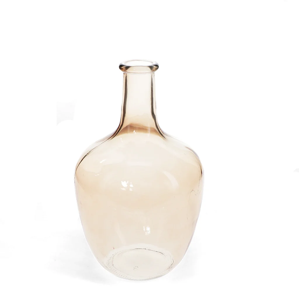 bottle vase (25cm) - amber