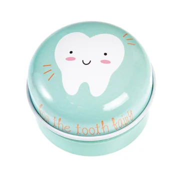 tooth fairy tin - blue tooth fairy tin - blue