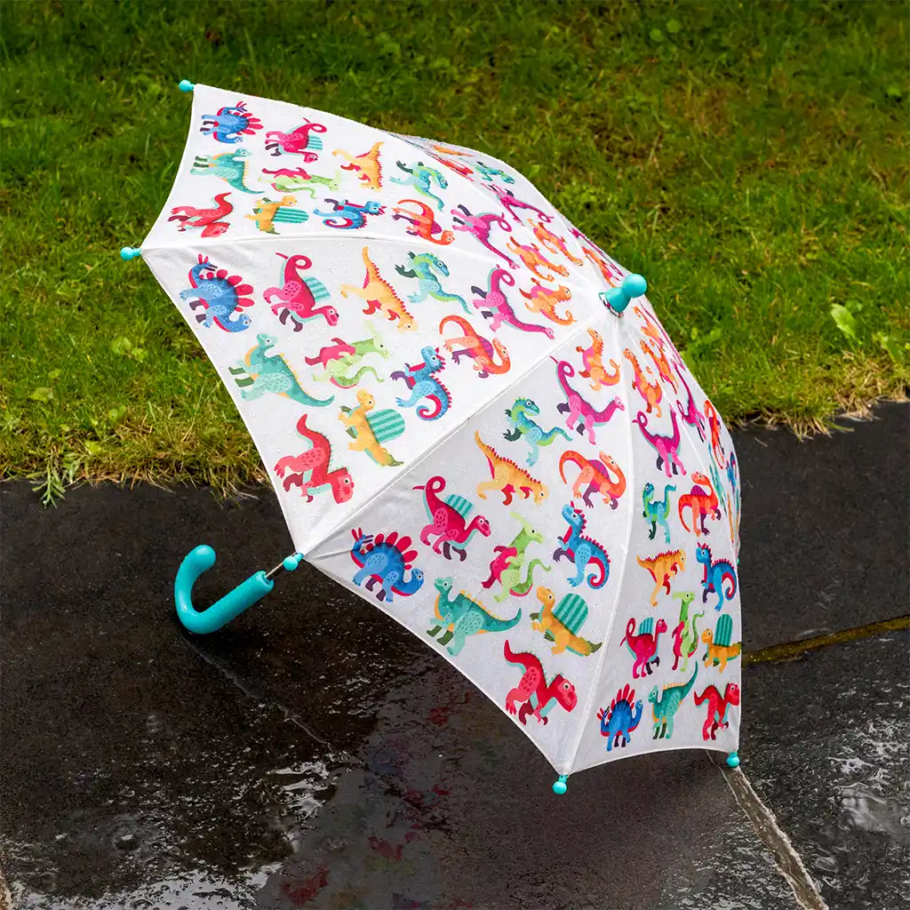 push-up regenschirm für kinder - baby dinos