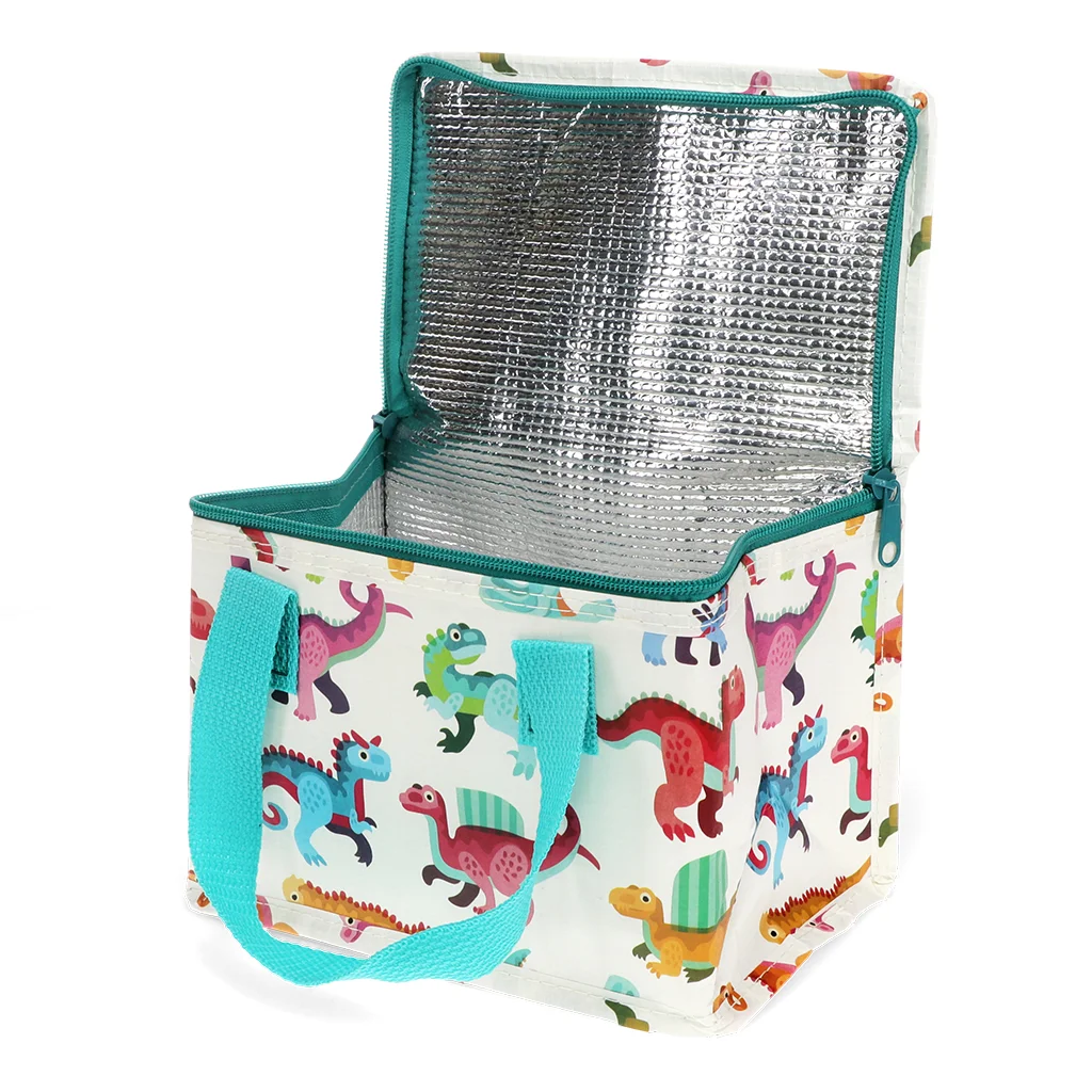 insulated lunch bag - baby dinos