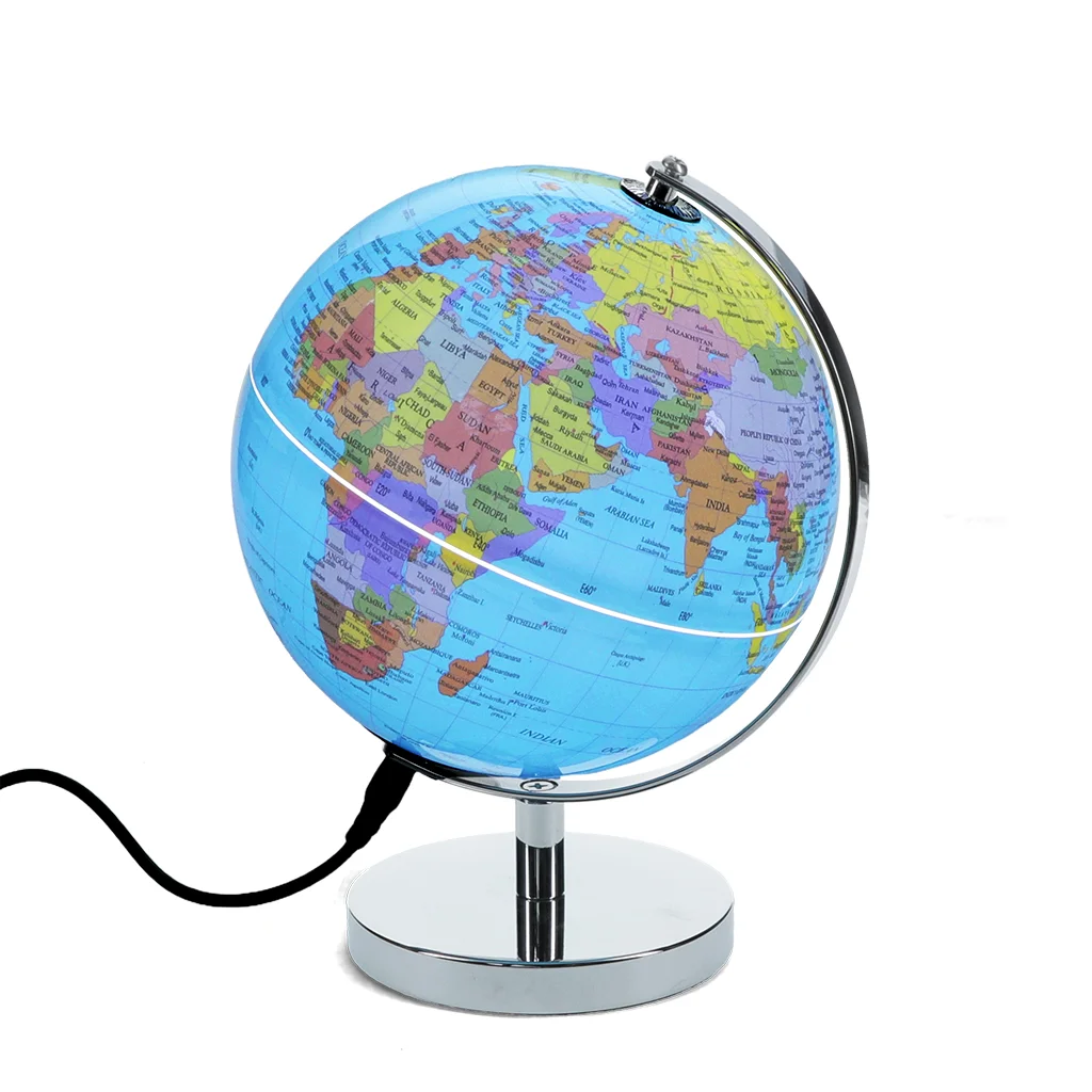 lampe globe terrestre usb (14,2 cm) - classique