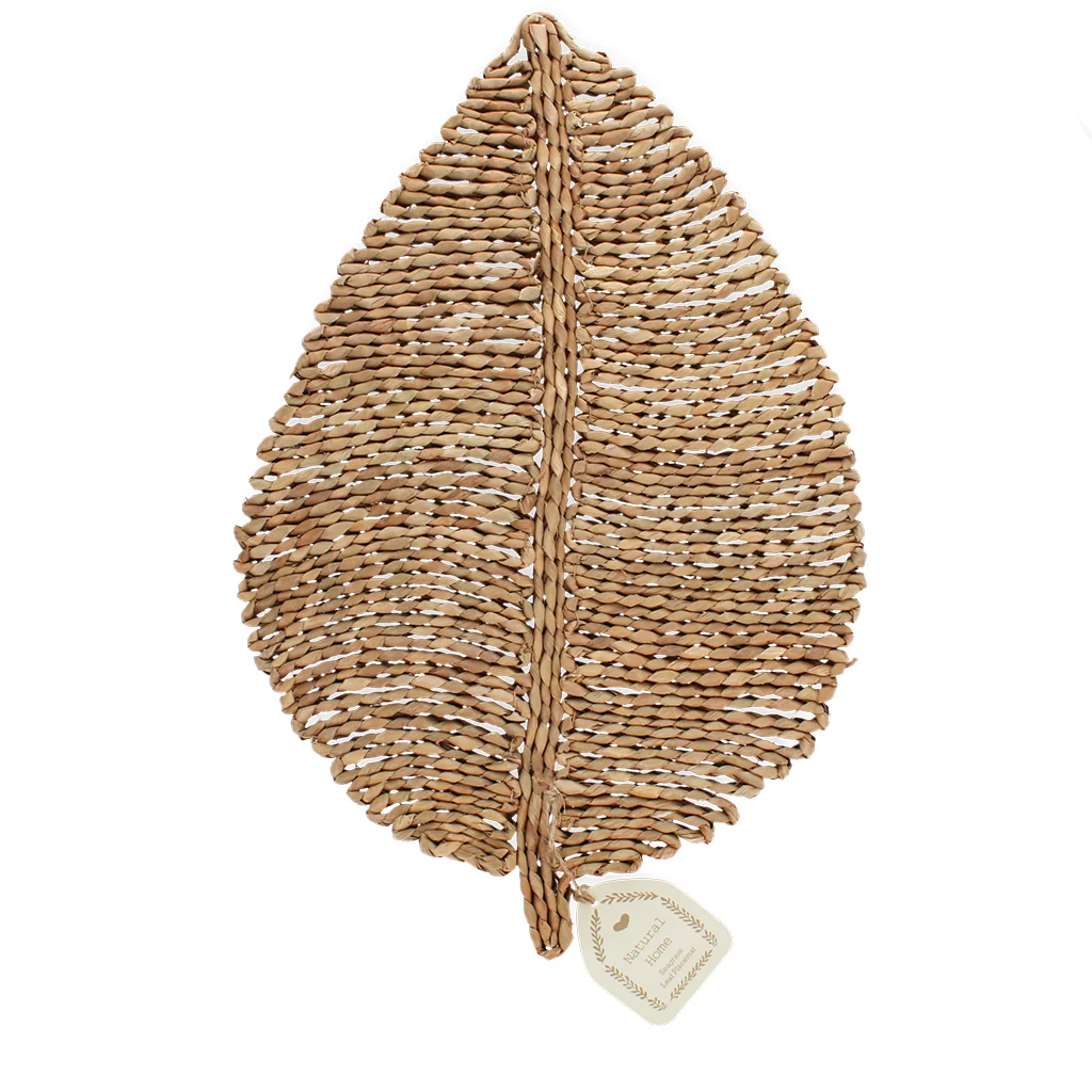 seagrass placemat - leaf