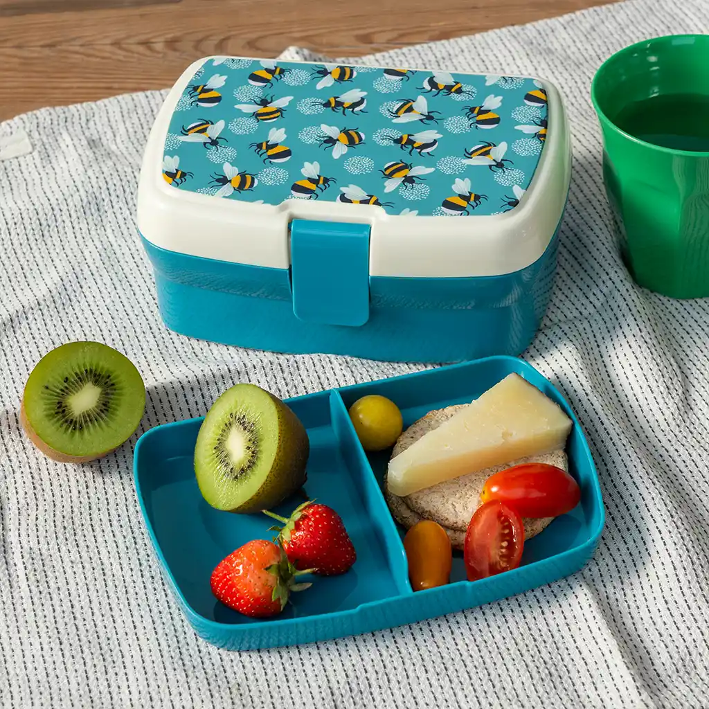 lunchbox mit fach - bumblebee