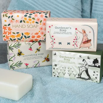 gardener's soap bar 200g - rustic fields gardener's soap bar 200g - rustic fields
