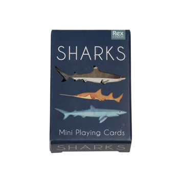 mini playing cards - sharks mini playing cards - sharks