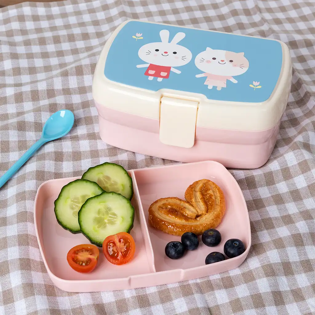 lunch box with tray - lottie and friends