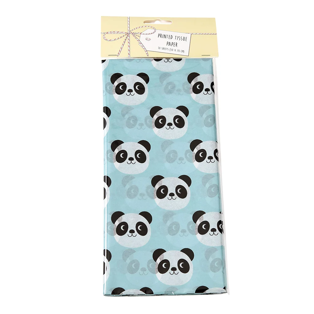 papier de soie miko the panda 10 feuilles