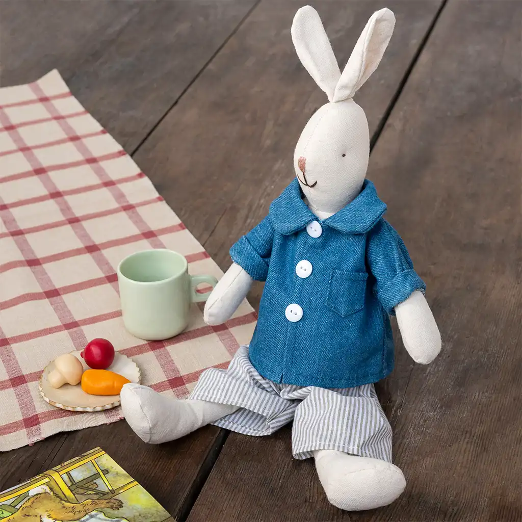 peluche - bertie le lapin