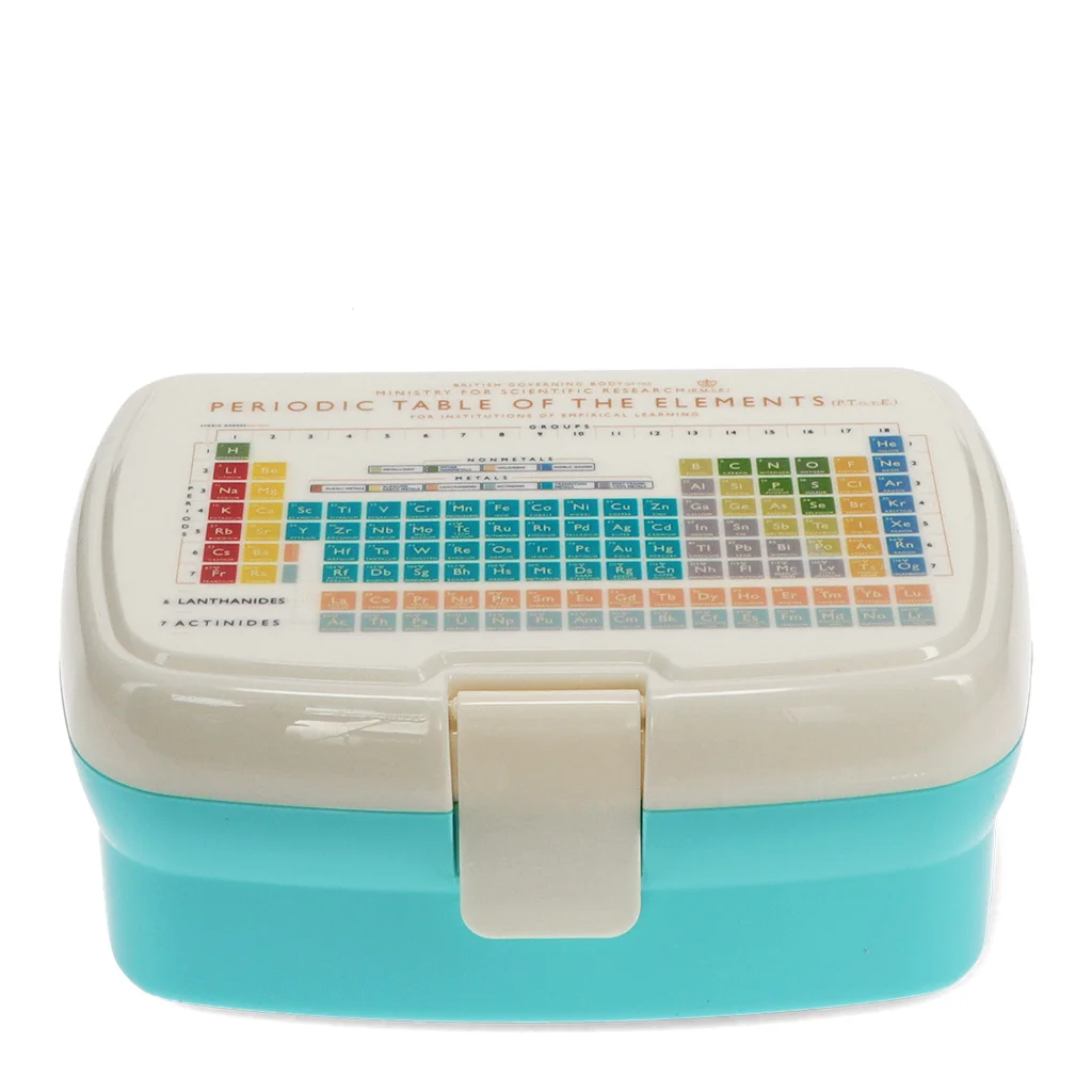 lunch box with tray - periodic table