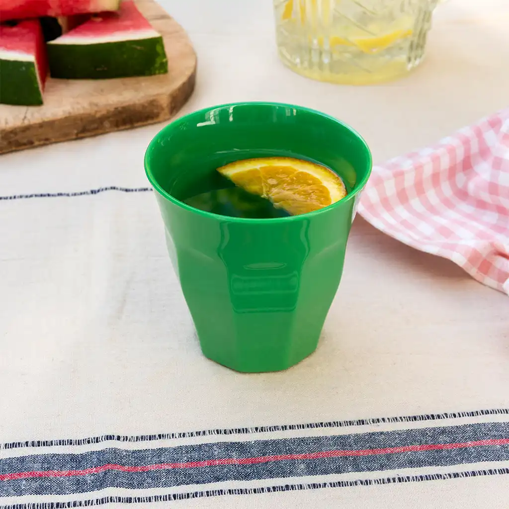 vaso de melamina (250ml) - verde brillante