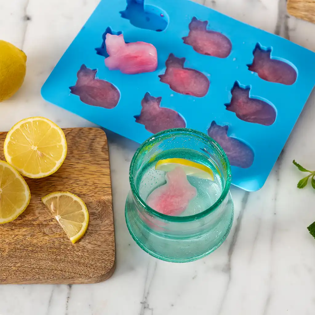 silicone ice cube tray - kitty cat