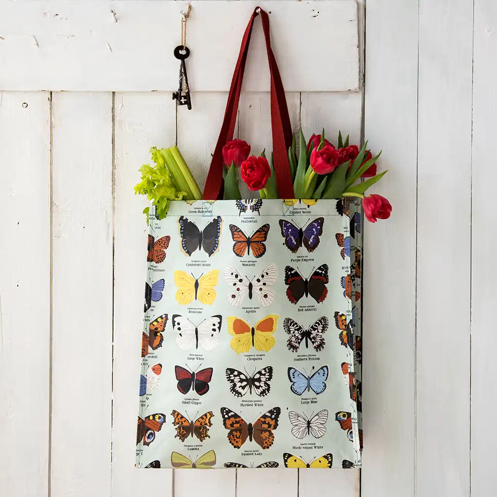 recycled shopping bag - butterfly