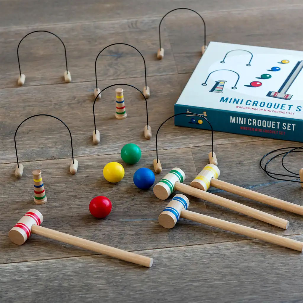 mini croquet set