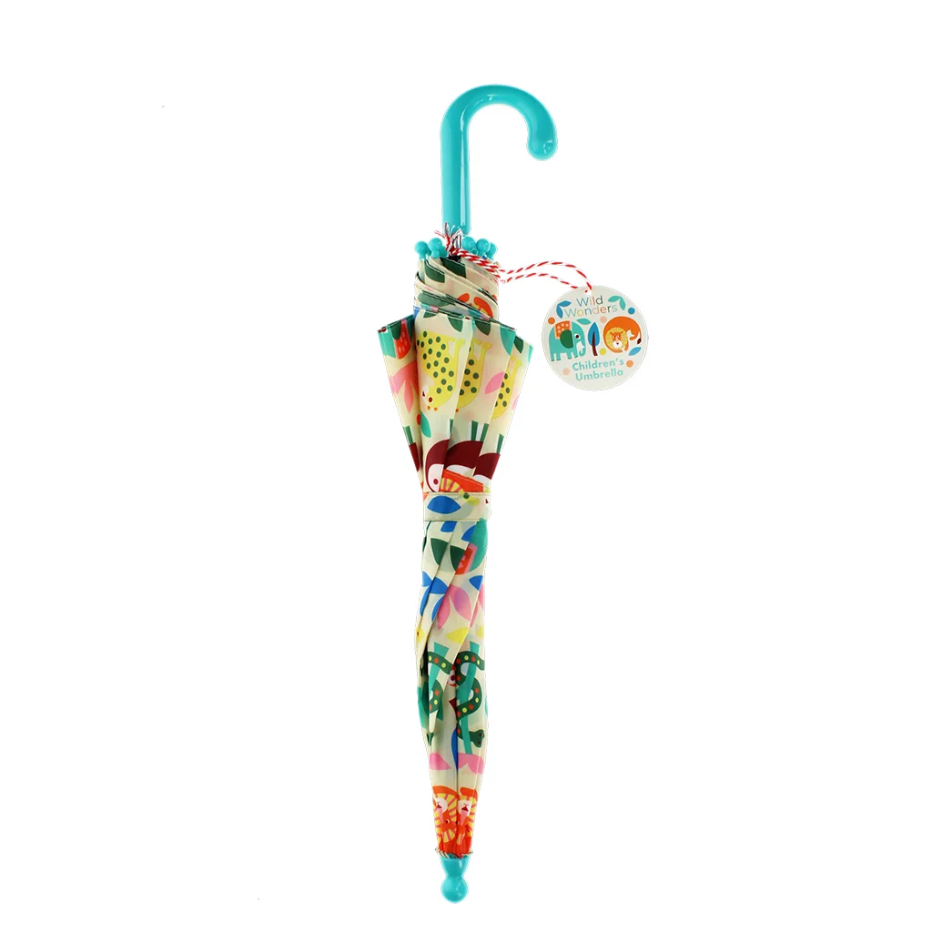 children's push-up umbrella - wild wonders