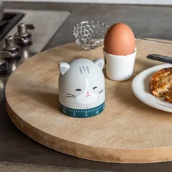 wind-up kitchen timer - cat wind-up kitchen timer - cat