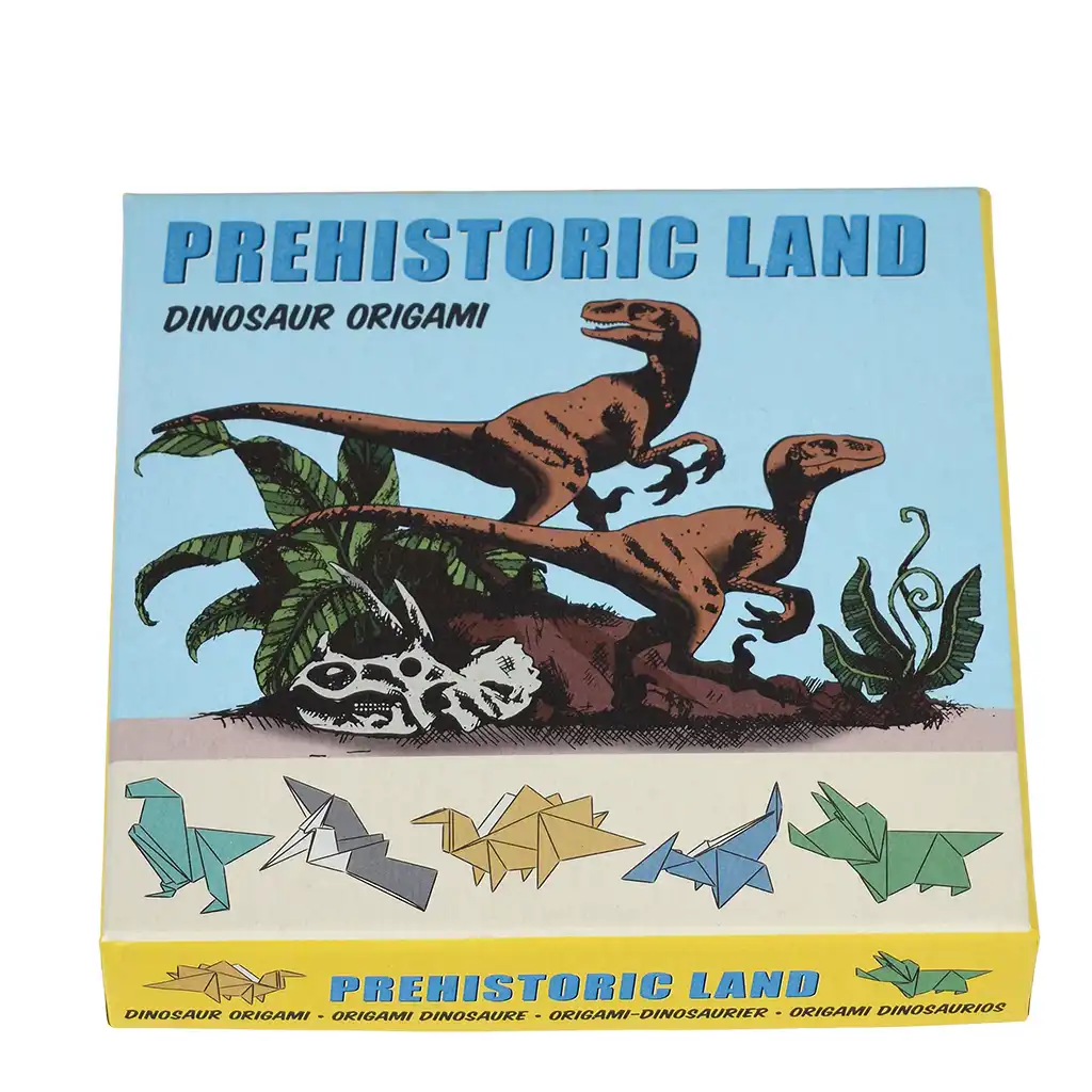 kit de origami prehistoric land