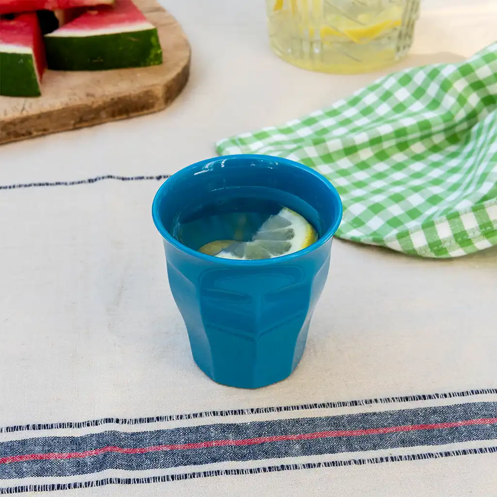 melamine beaker (150ml) - petrol blue