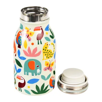 stainless steel bottle 250ml - wild wonders stainless steel bottle 250ml - wild wonders