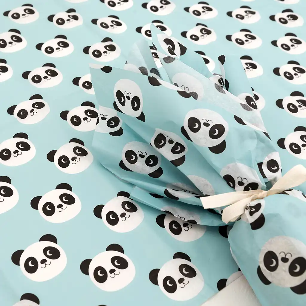 papier de soie miko the panda 10 feuilles