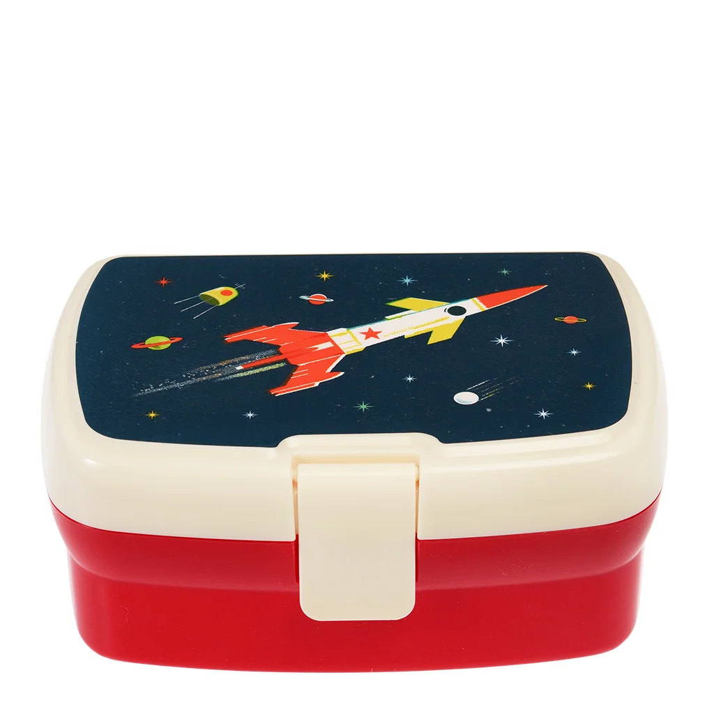 lunch box with tray - space age