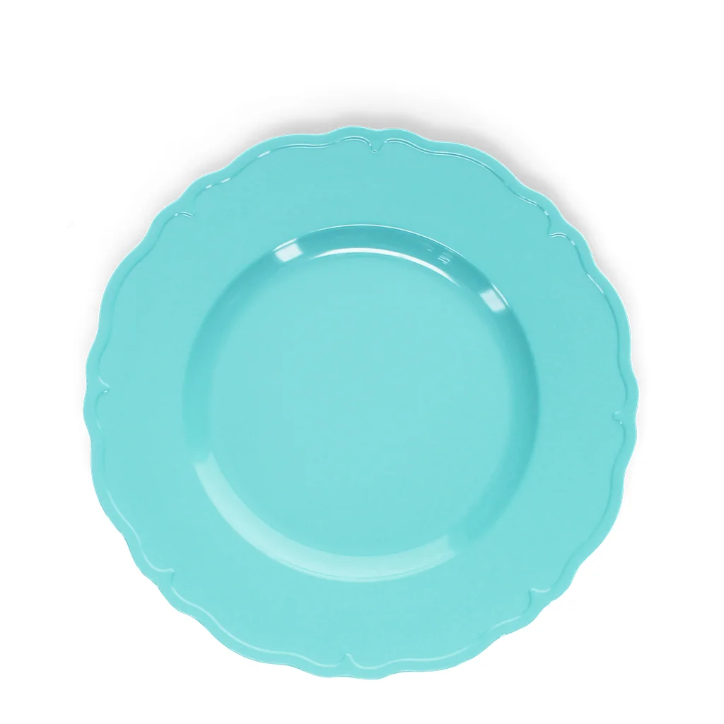 melamine plate (20cm) - pale blue