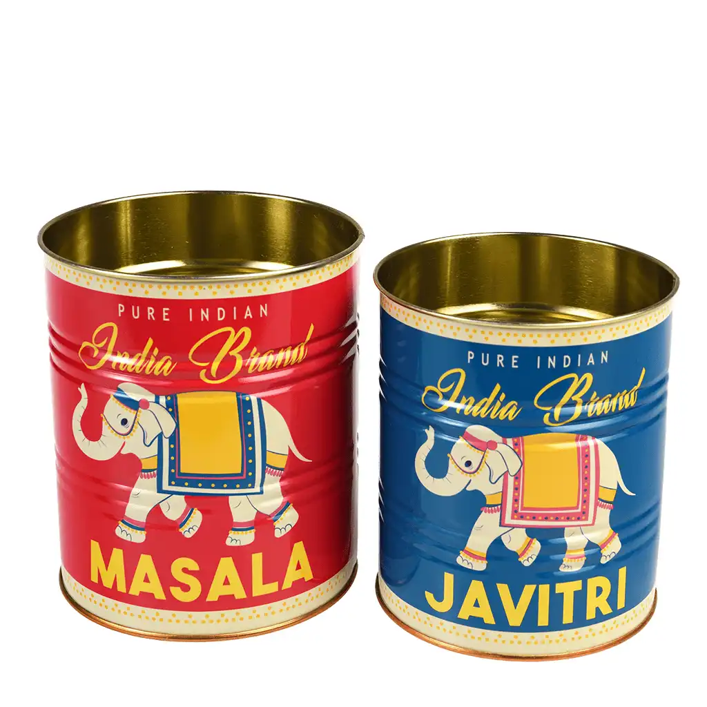 latas almacenamiento masalayjavitri (juego de 2)