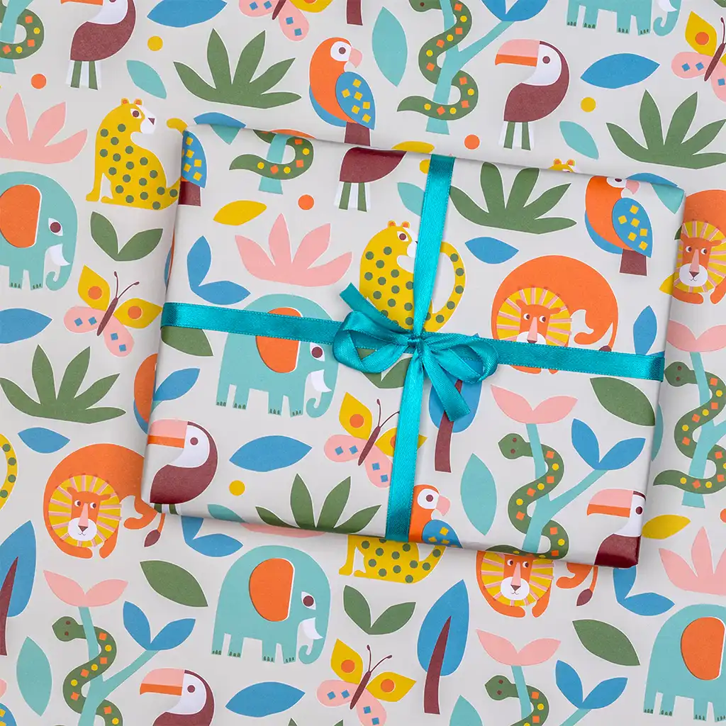 hojas de papel de regalo - wild wonders