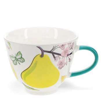 large new bone china mug (550ml) - pear large new bone china mug (550ml) - pear