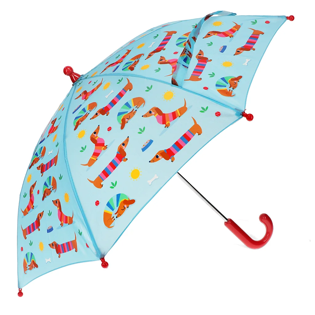 children's push-up umbrella - sausage dog