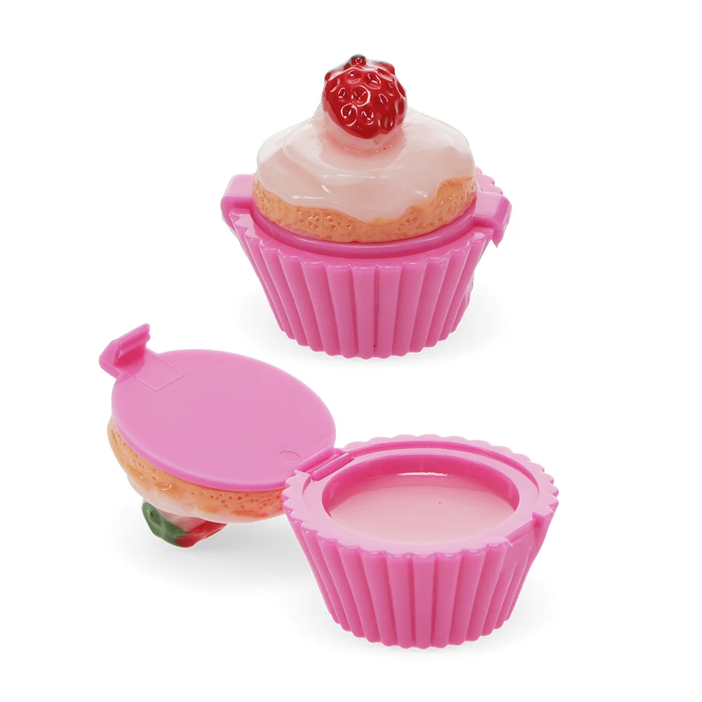 mini-lippenbalsam mit beerenduft (sortiert) - cupcake