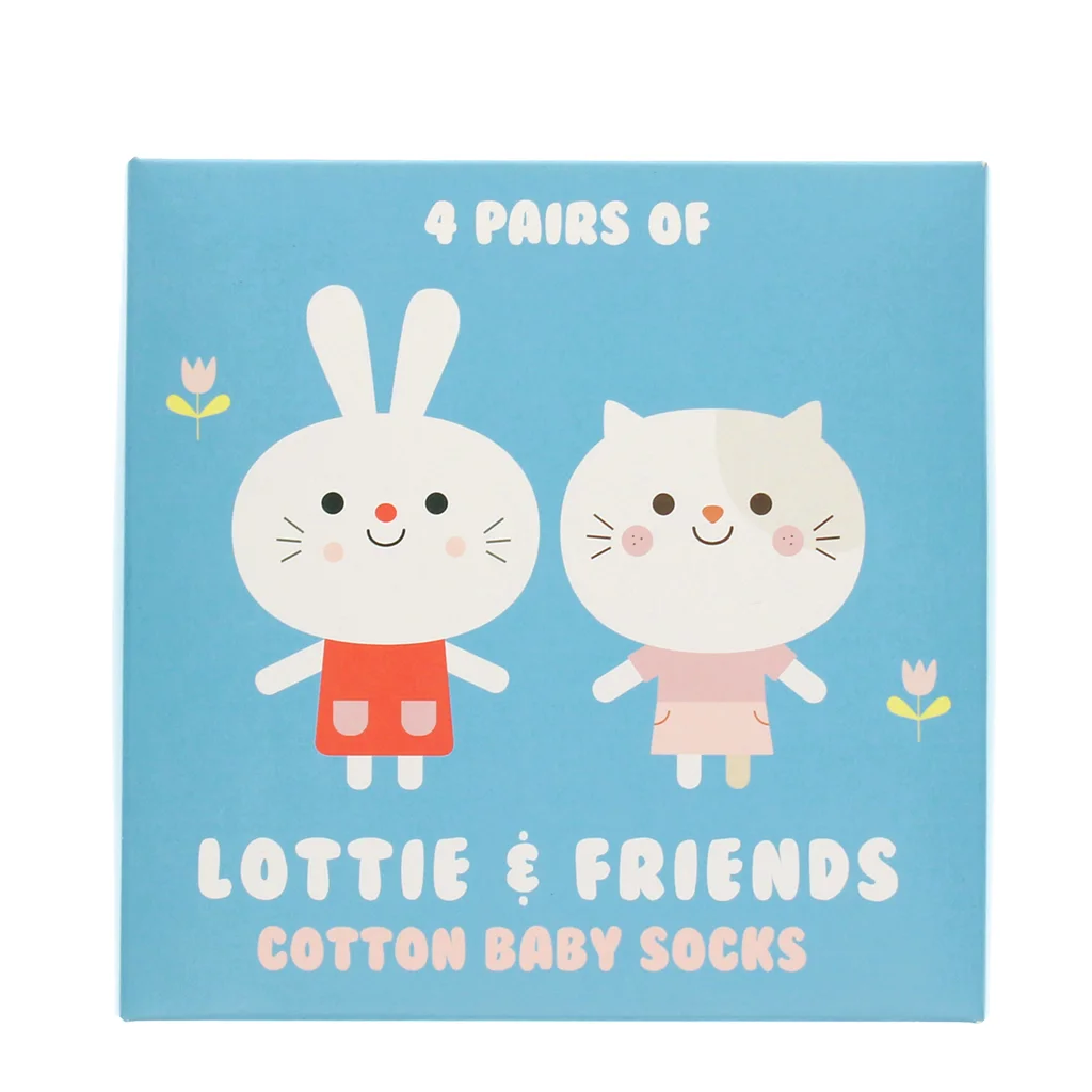 baby socks (4 pairs) - lottie and friends