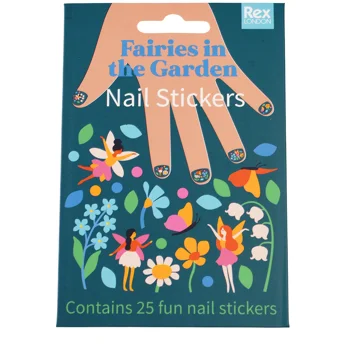 children's nail stickers - fairies in the garden children's nail stickers - fairies in the garden
