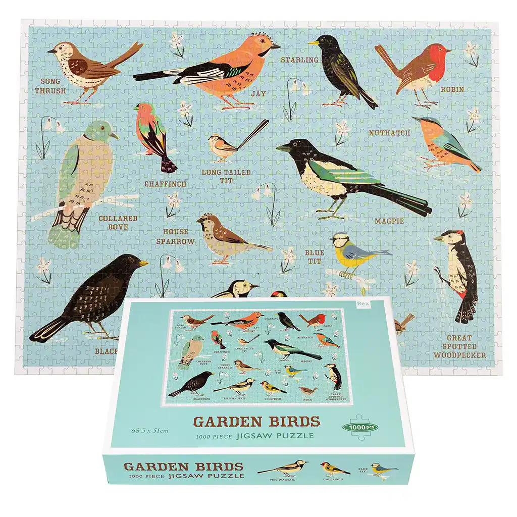 puzzle 1000 pièces garden birds