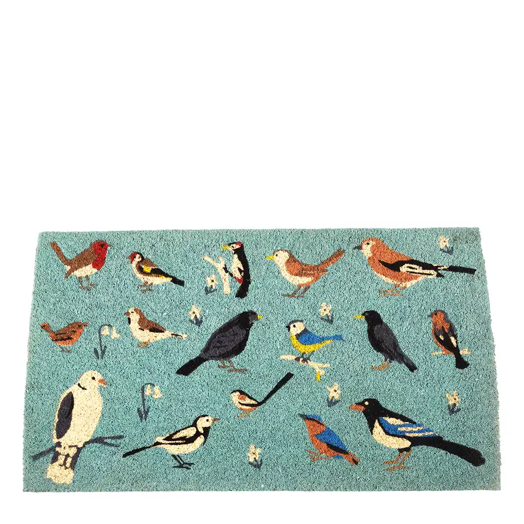 doormat - garden birds