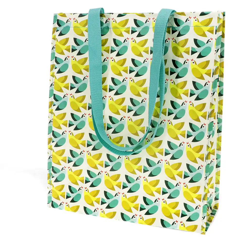 sac de courses recyclé love birds