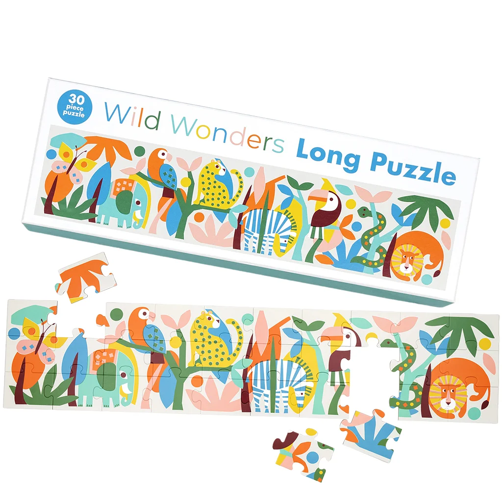 rompecabezas largo wild wonders