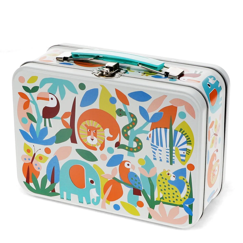 estuche de lata - wild wonders