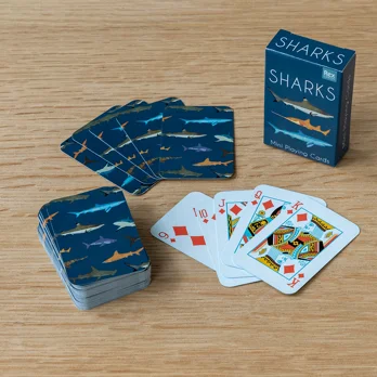 mini playing cards - sharks mini playing cards - sharks