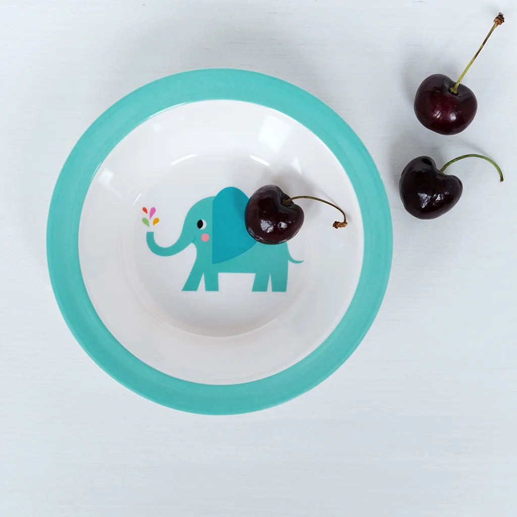 bol en melamine"elvis the elephant"