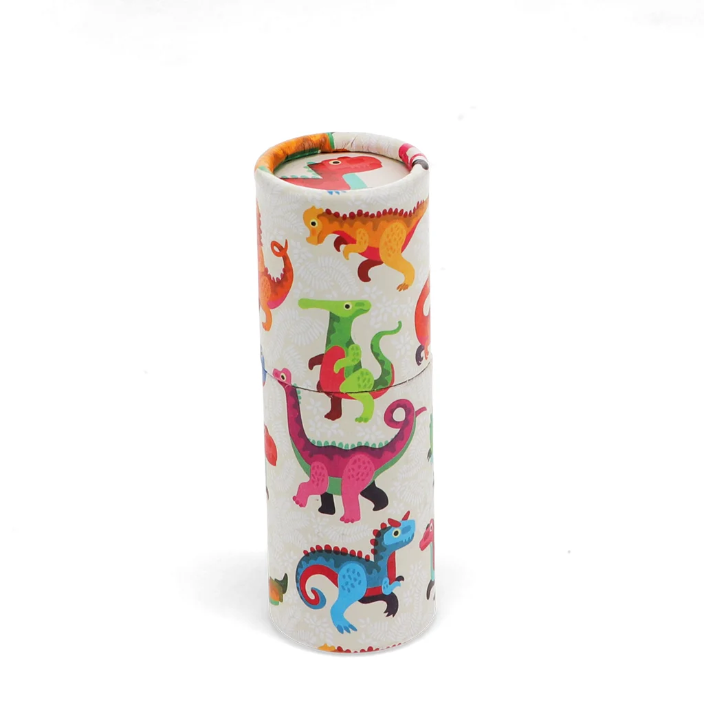 tube de crayons de couleur - baby dinos