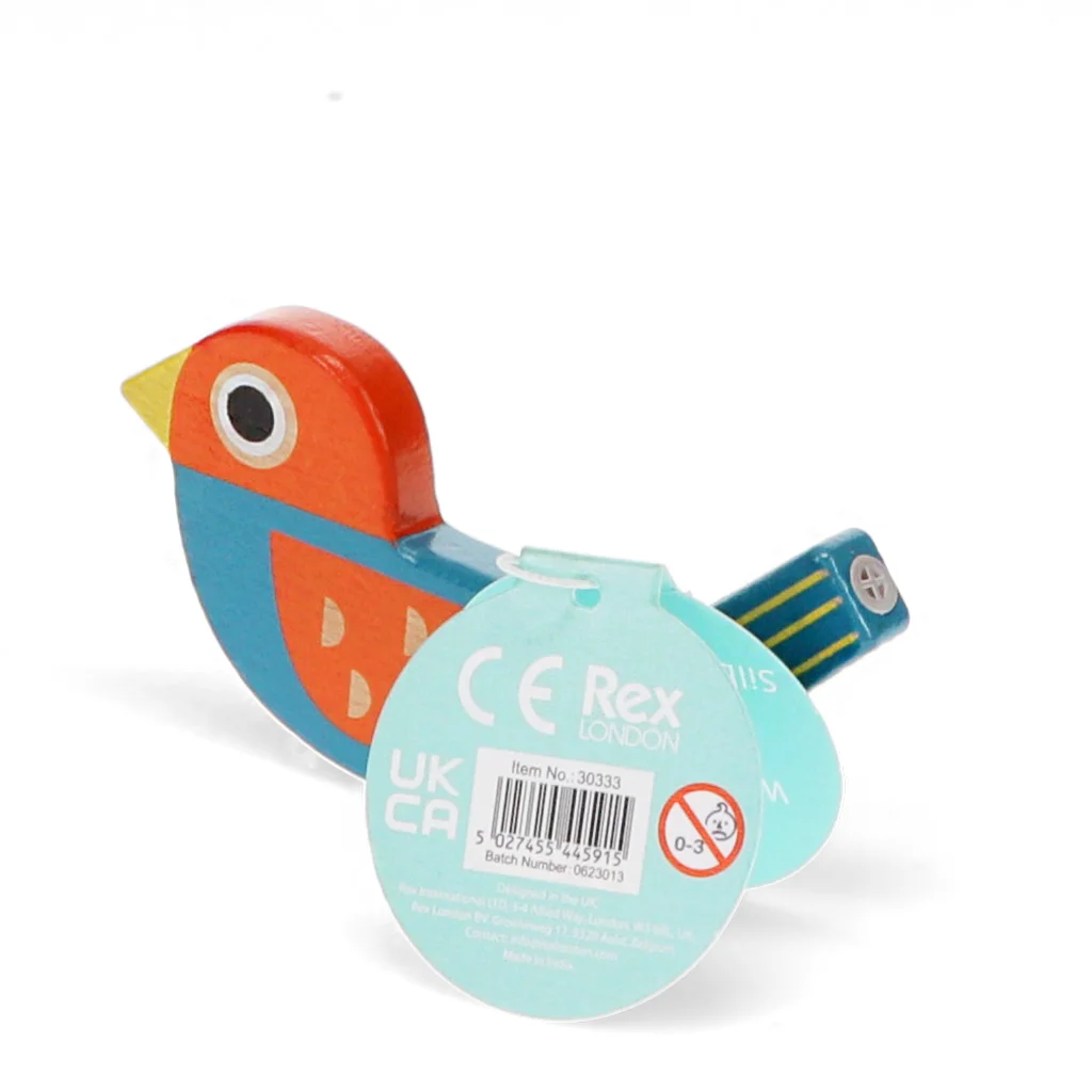 wooden bird whistle - assorted