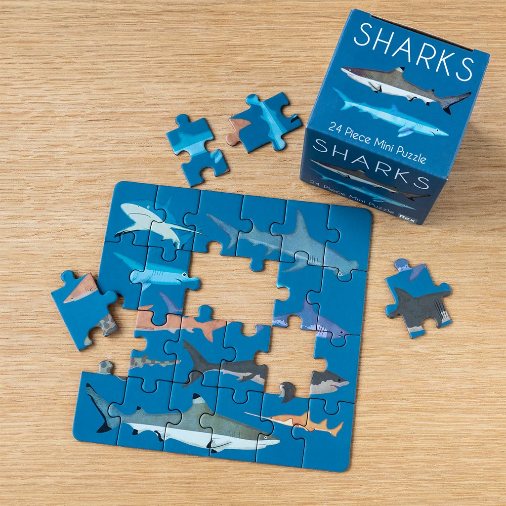 mini puzzle sharks